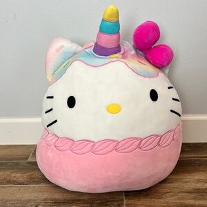 Squishmallows Hello Kitty Ice Cream Cupcake Unicorn Stuffed Animal Jumbo Sanrio